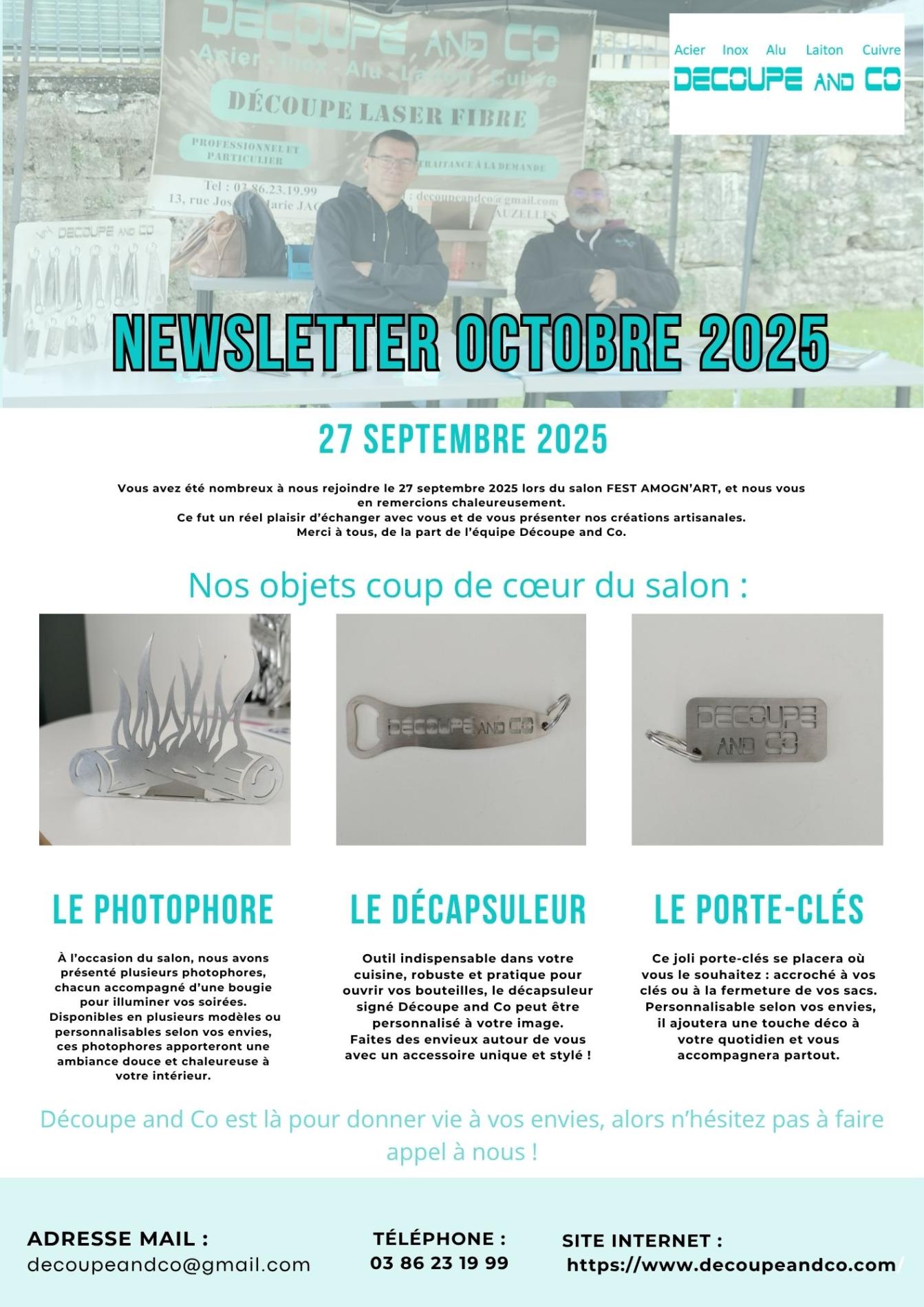 Newsletter octobre 2025