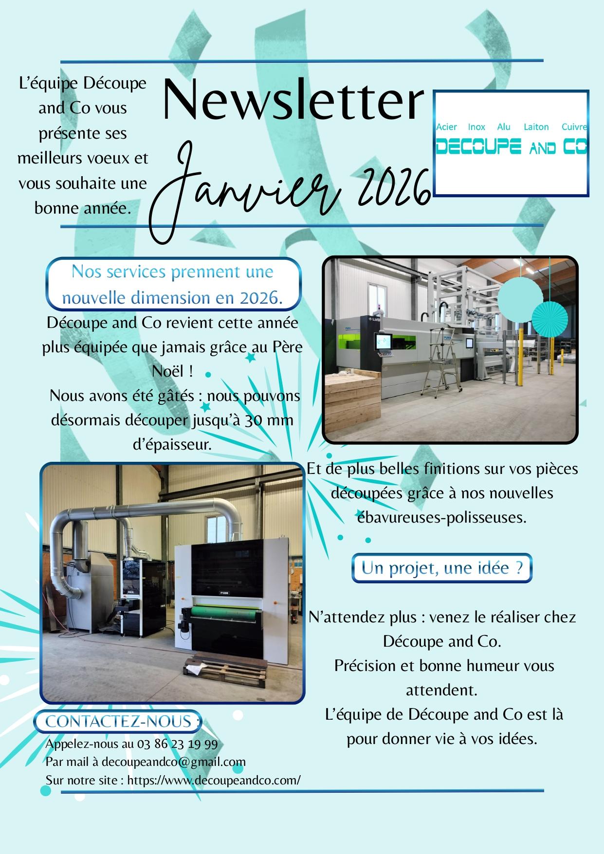 Newsletter Janvier 2026